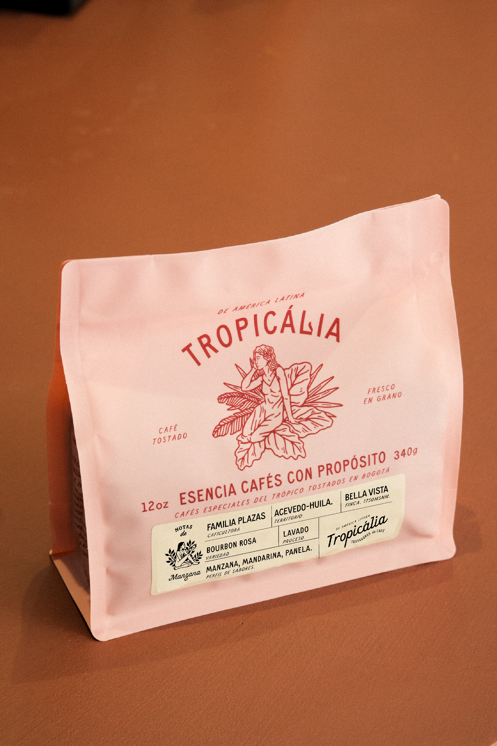 Bourbon Rosa, Familia Plazas, 340g