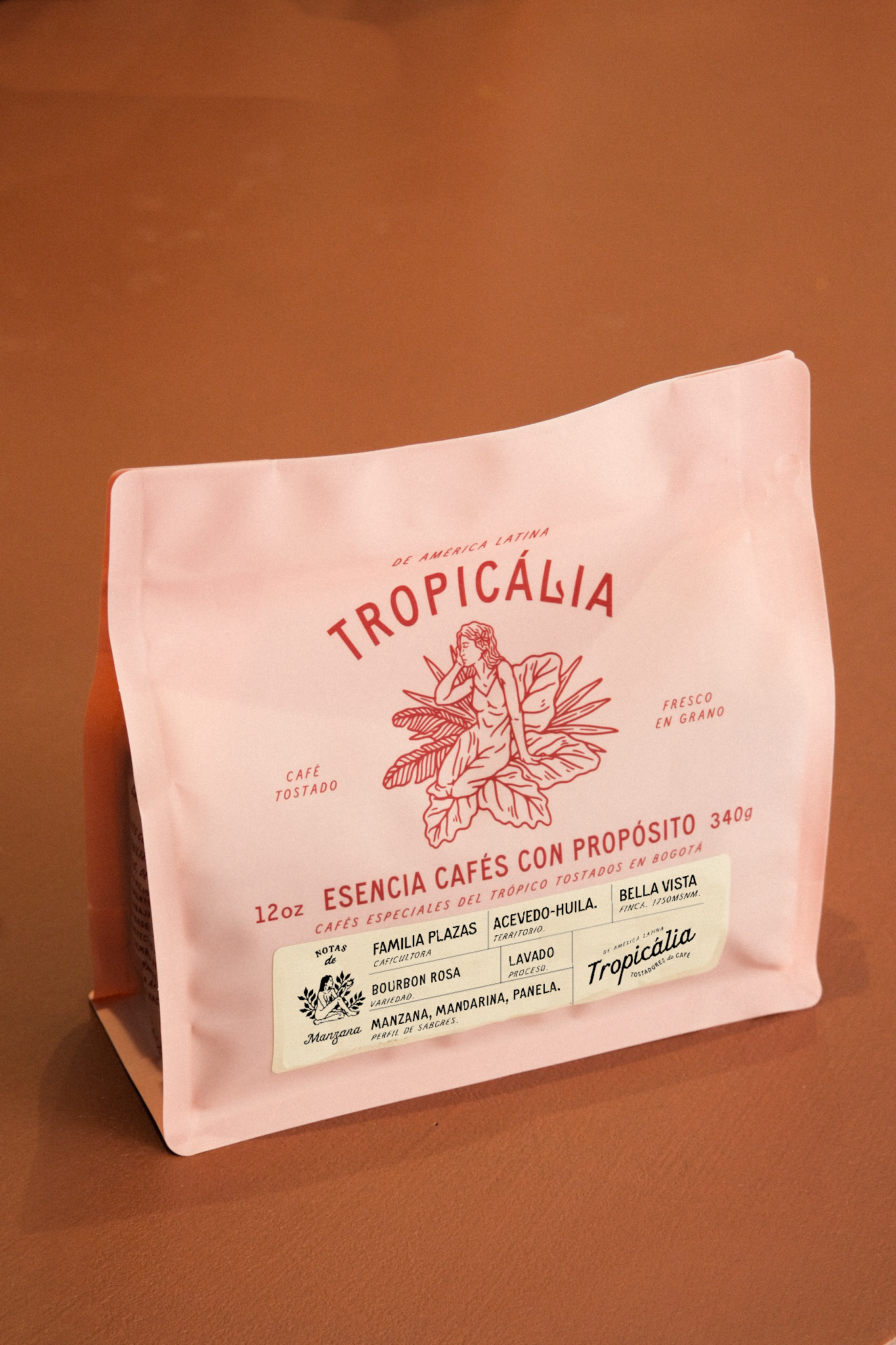 Bourbon Rosa, Familia Plazas, 340g